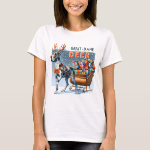 T-shirt Great-Dane Deer