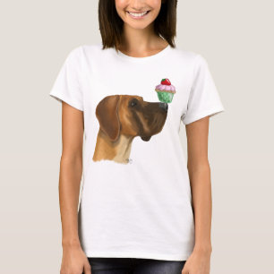 T-shirt Great Dane et Cupcake