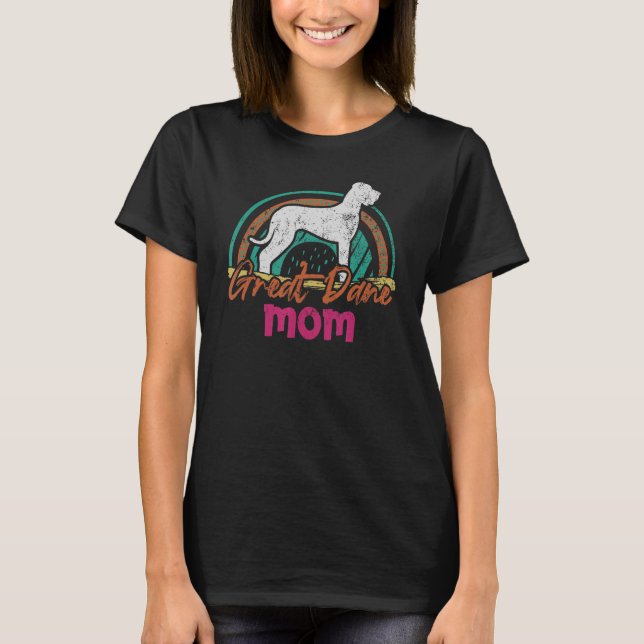 T-shirt Great Dane Maman Great Dane chien (Devant)