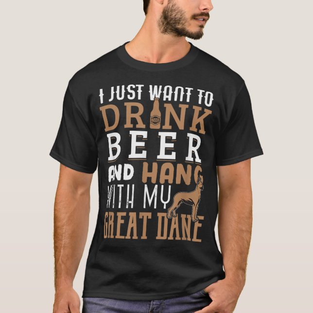 T-shirt Great Dane Papa Funny Fête des pères Amoureux des  (Devant)