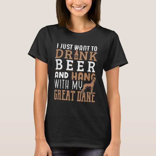 T-shirt Great Dane Papa Funny Fête des pères Amoureux des  (Devant)