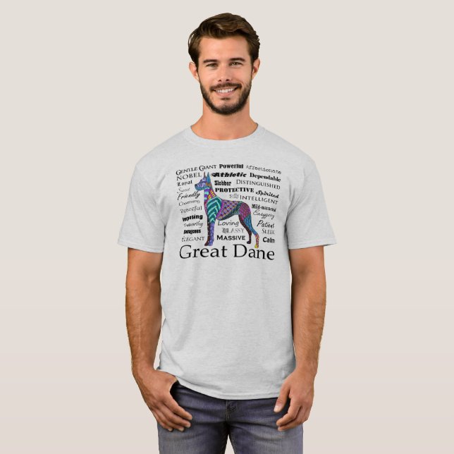 T-shirt Great Dane Traits (Devant entier)