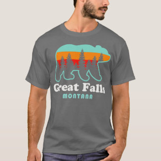 T-shirt Great Falls Montana Bear Retro Vintage