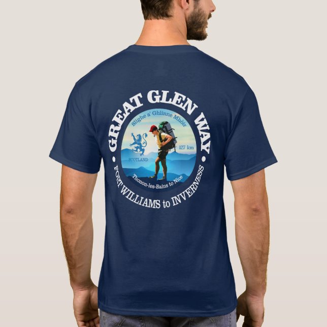 T-shirt Great Glen Way (C) (Dos)