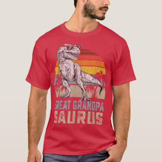 T-shirt Great grandpasaurus T Re Dinosaur Grandpa Saurus F