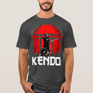 T-shirt Great Kendo Samurai Design Japon Warrier Sword (2