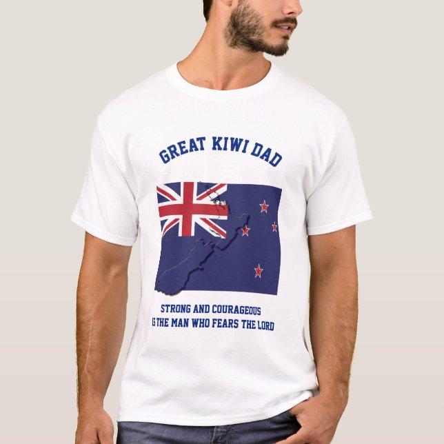 T-shirt Great KIWI DAD Christian (Devant)