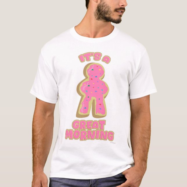 T-shirt Great Morning Donut Meeple Board Jeu Art (Devant)