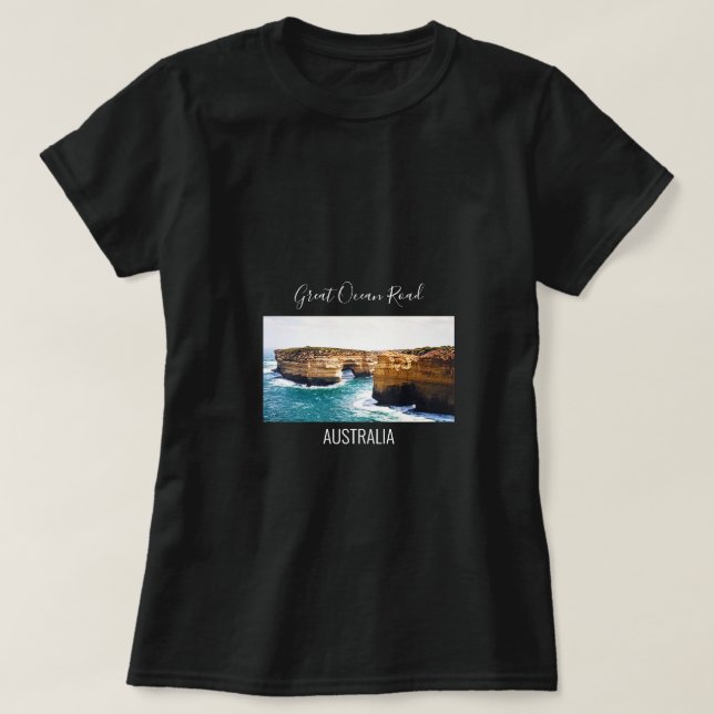 T-shirt Great Ocean Road Victoria Australie (Design devant)