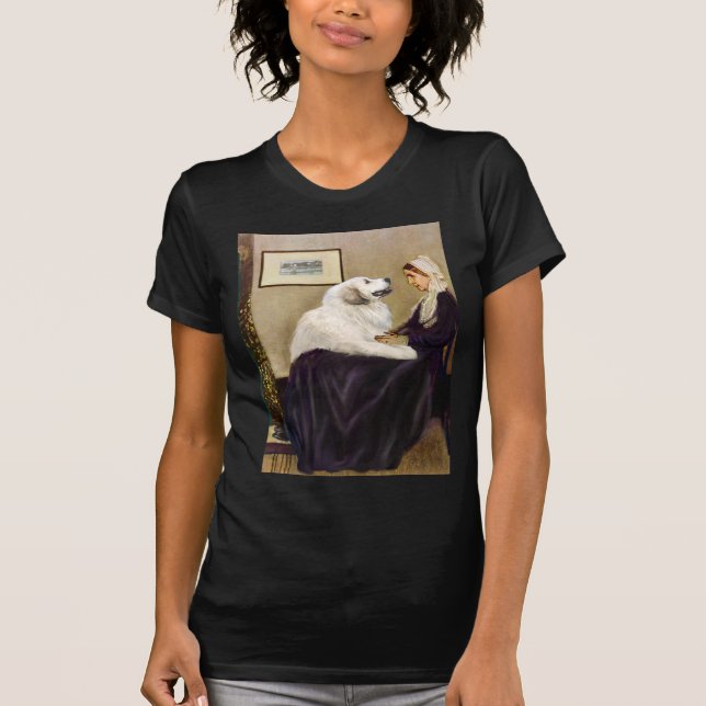 T-shirt Great Pyrenees 2 - La mère de Wistler (Devant)