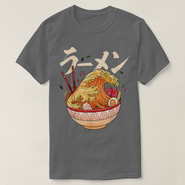 T-shirt Great Ramen Wave of Kanagawa (Design devant)