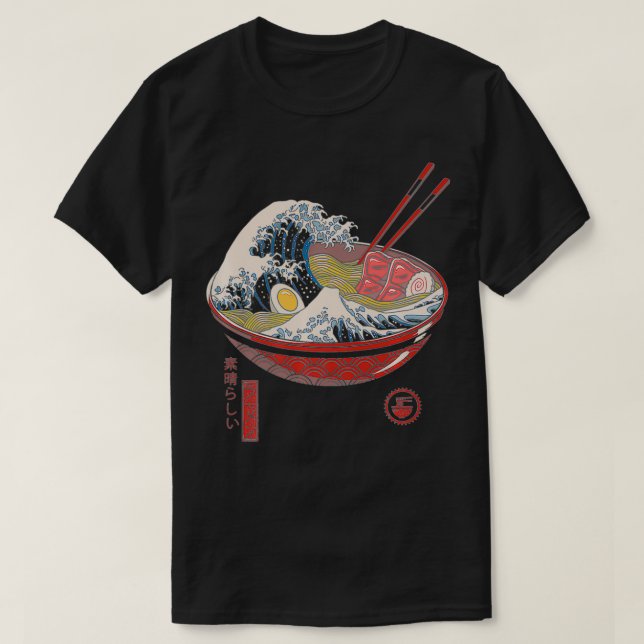 T-shirt Great Ramen Wave Premium  (Design devant)