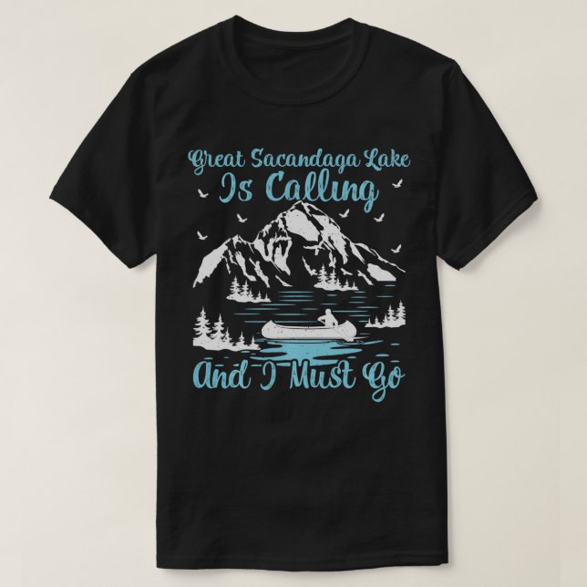 T-shirt Great Sacandaga Lake (Design devant)