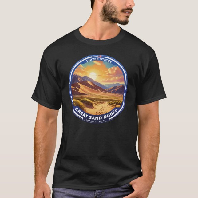 T-shirt GREAT SAND DUNES National Park USA (Devant)