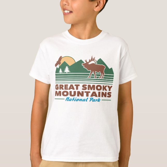 T-shirt Great Smoky Mountains (Devant)