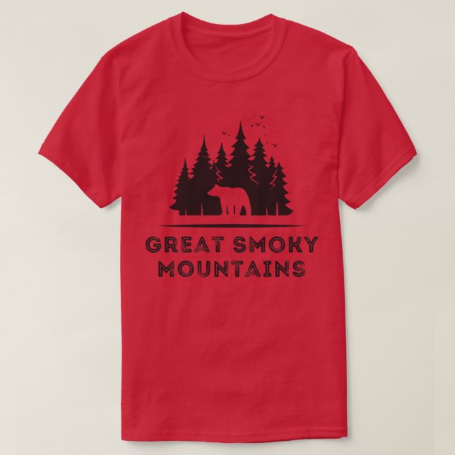 T-shirt Great Smoky Mountains 4 (Design devant)