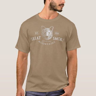 T-shirt Great Smoky Mountains Black Bear Logo