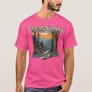 T-shirt Great Smoky Mountains National Park Actif