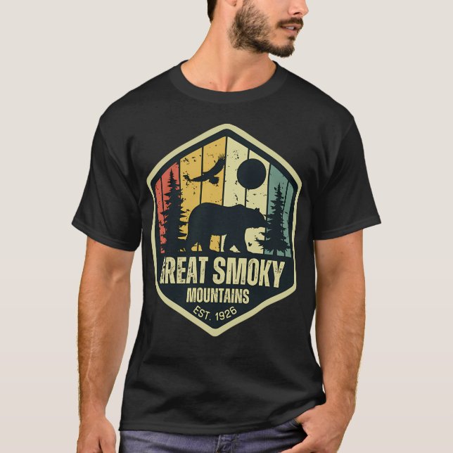 T-shirt Great Smoky Mountains National Park Active (Devant)