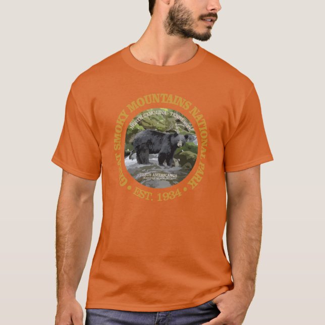 T-shirt Great Smoky Mountains National Park NP boy (Devant)