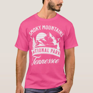 T-shirt Great Smoky Mountains Nature Mountains Randonnée