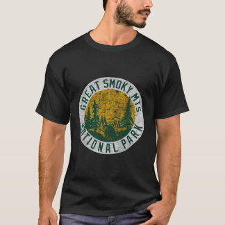 T-shirt Great Smoky Mountains Parc national E Trees