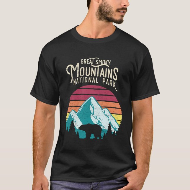 T-shirt Great Smoky Mountains Parc national Ours (Devant)