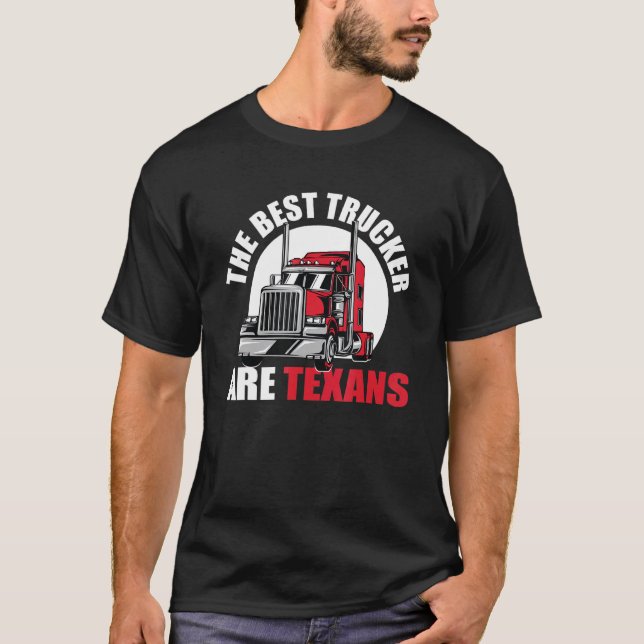 T-shirt Great Texan Trucker Dit Longhorn Texas Truck Dr. (Devant)