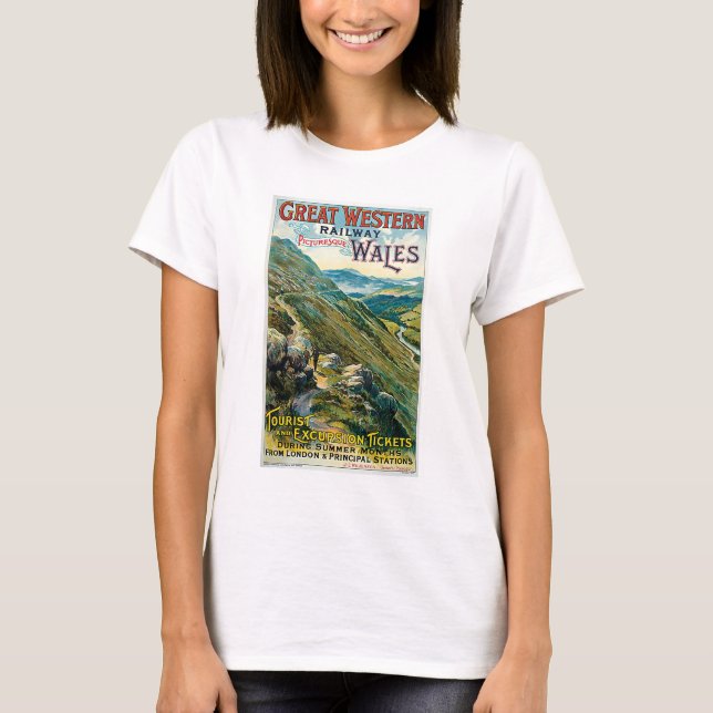 T-shirt Great Western Railway ~ Pays de Galles (Devant)