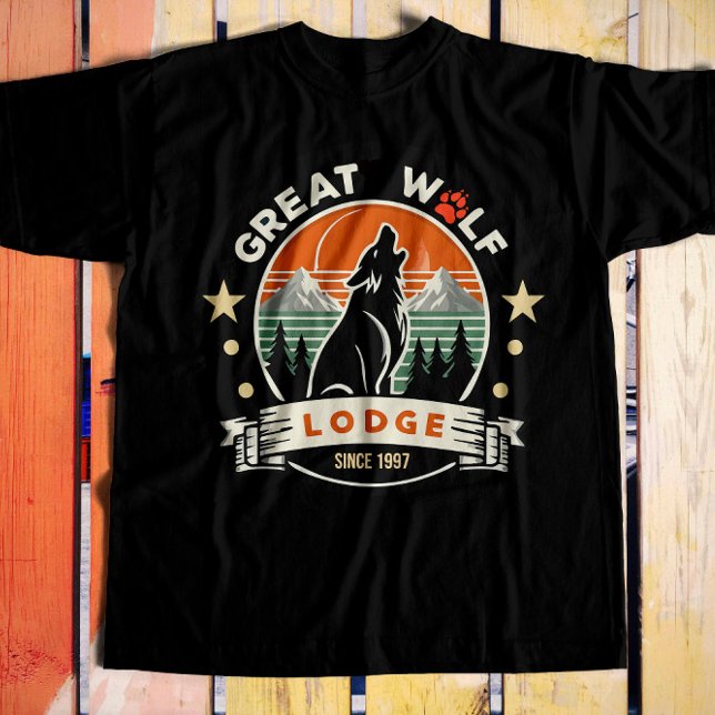 T-shirt Great Wolf Spirit - Gras Wilderness Design (Créateur téléchargé)