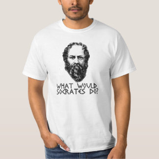 T-shirt grec d'austérité de Socrates
