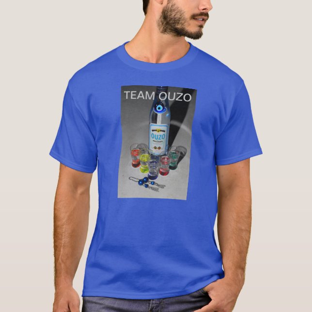 T-shirt grec d'ouzo (Devant)