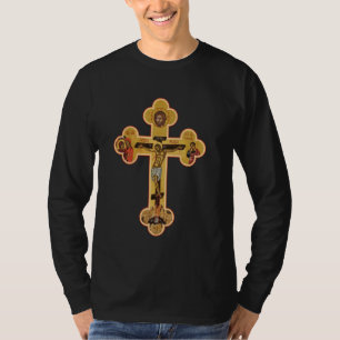 T-shirt Grec Orthodoxe Jésus Christ Cross Icon