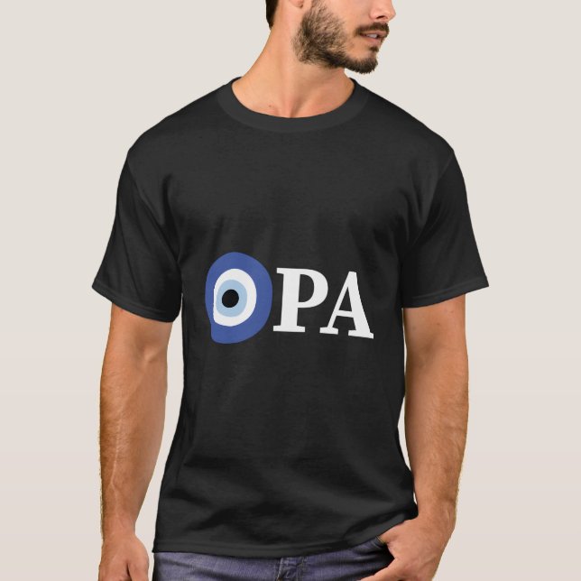 T-shirt Grec Pride Opa Mal Oeil (Devant)