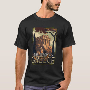 T-shirt Grèce Acropole Phenon Vacances Histoire grecque