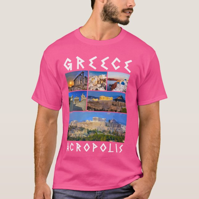 T-shirt Grèce Acropole Souvenir grec (Devant)
