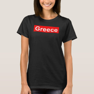 T-shirt Grèce Acropole Stylish Méditerranéenne Travel Hist
