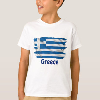 T-shirt Grèce Drapeau pour enfants