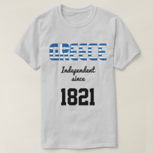 T-shirt Grèce Fête de l'indépendance du drapeau