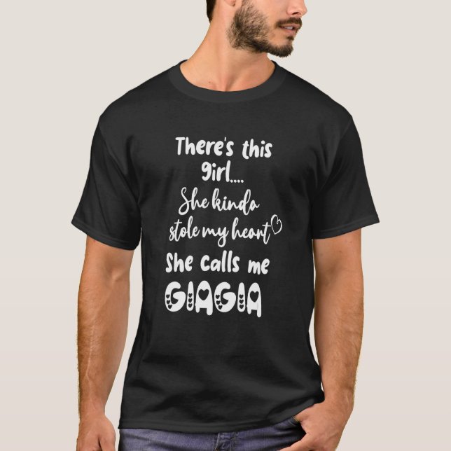 T-shirt Grèce Grand-mère grecque Cette fille m'appelle (Devant)