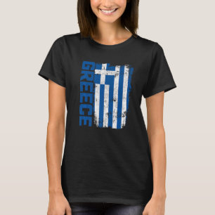 T-shirt Grèce Grec Pavillon Pride 1