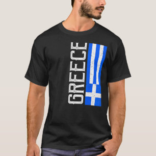 T-shirt Grèce Heritage Pride Pays Soutien Drapeau grec