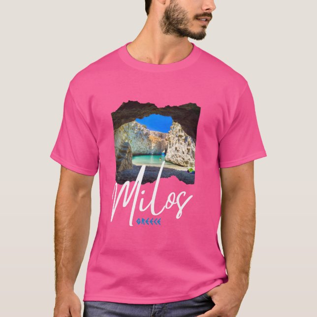 T-shirt Grèce Ile de Milos Grèce Milos (Devant)