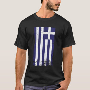 T-shirt Grèce Pride Voyage Vacances Grèce Drapeau