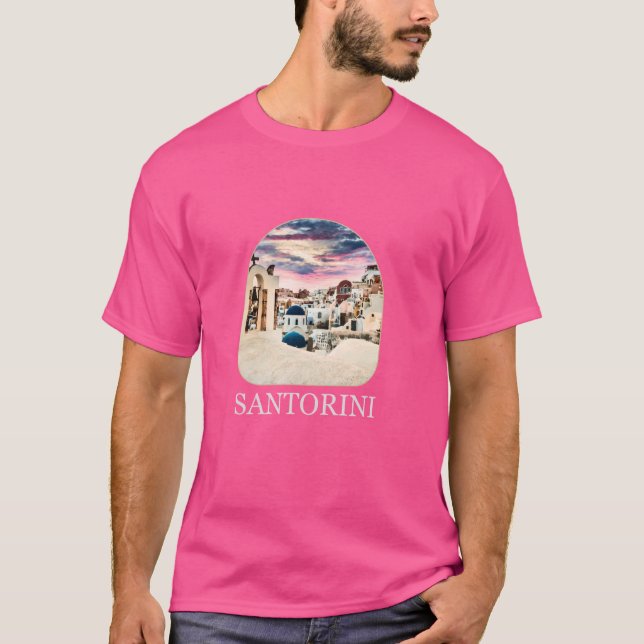 T-shirt Grèce Santorin (Devant)