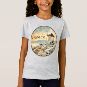 T-Shirt Grèce Windmills de Mykonos