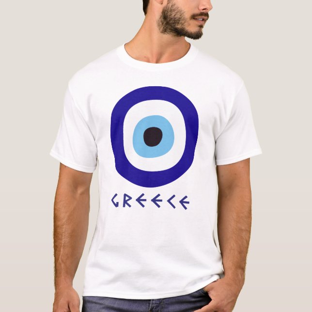 T-shirt Grecque Mal Eye (Devant)