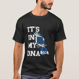 T-shirt Greece It's In My DNA Hellenic Greek Flag Greek Ro