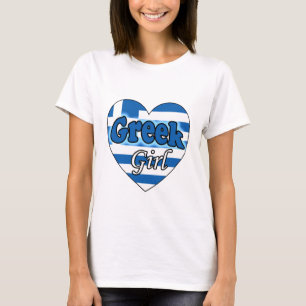 T-shirt Greek Girl