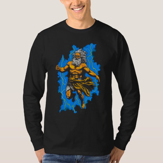 T-shirt Greek Mythology God Zeus (Devant)